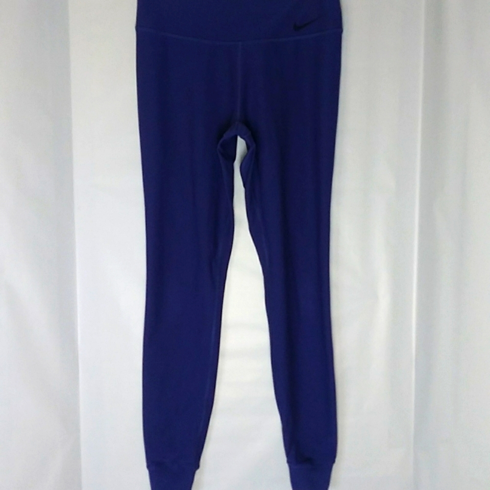 Nike Dri Fit Stretch Legging Joggers Blue Size Small